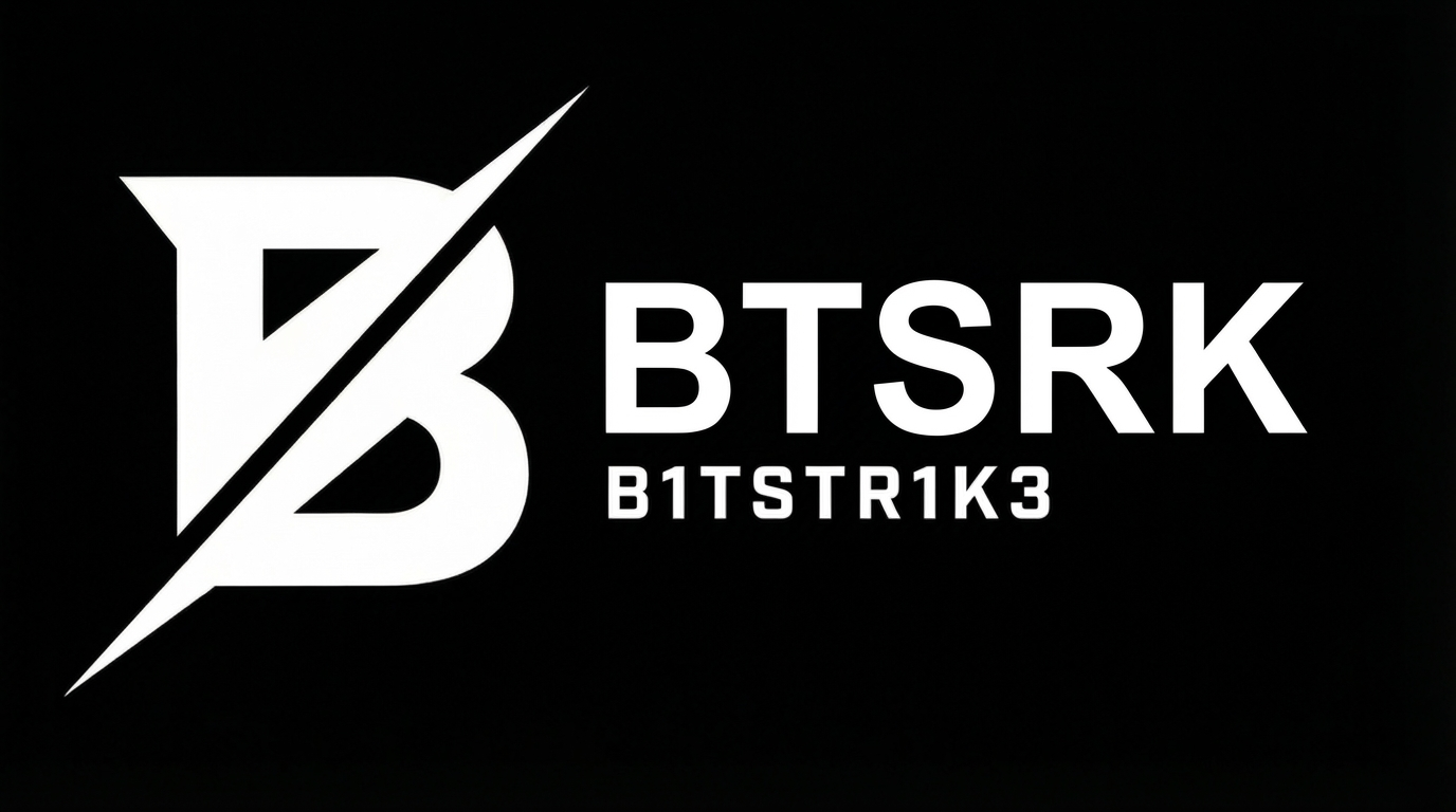 BTSRK B1TSTR1K3 logo